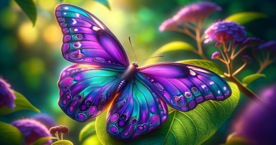 purple butterfly Symbolism & Meaning