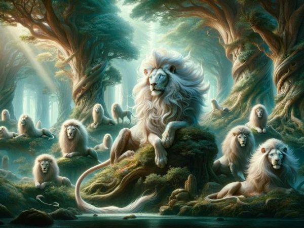 Mythical lions Symbolism & Meaning