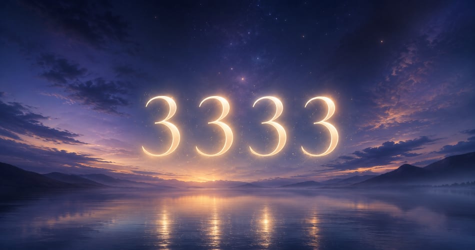 The 3333 Angel Number Symbolism & Meaning